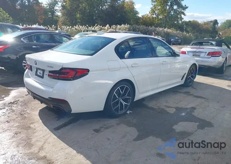 2021 BMW 530I xDrive из США, поврежденный, VIN WBA13BJ03MWX09107